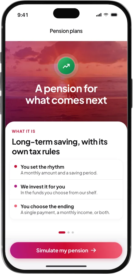 Pension journey prototype